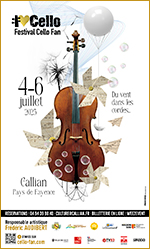 festival violoncelle callian cello fan affiche 2025 s